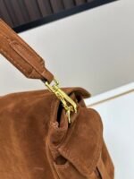 Prada Bags Comes box, batch 250. unique texture.This is of most popular replica series, inspired by Prada's designs from 90s early millennium. It features shoulder strap can be worn crossbody, on one shoulder, hand-held, with an iconic triangular enamel logo detachable small coin pouch.The suede version will give the classic design vintage, soft, warm feel High-quality texture: Suede has soft delicate touch, bringing a vintage and understated luxury vibe that stands out more than smooth leather or nylon. ​ Large size 28x22x11, model 2566 - Image 6