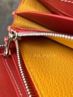 Goyard Bags 80MATIGNON Large Wallet Designed Long Style, Full Zipper Closure Ensures Security.It contains 12 card slots, a central zipper pocket, two large storage compartments for cards, banknotes, coins, and other daily documents. 20 2.3 x 11 cm 7704-big red - Image 6