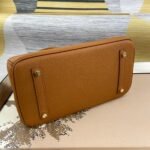 Hermes Bags Bulk 360, Medium 350, Small 330 Upgraded Hermès Bk Birkin Bag Original Version New Leather Texture 8 Colors Available Gold and Silver Buckle Three Sizes 25cm 30cm With 35cm Without Shoulder Strap Fine Grain Calfskin, Matching Imported Alloy Hardware, Logo, Inner Goat Grain, Top Craftsmanship, Hermes - Image 5