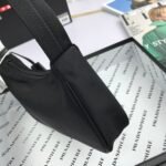 Prada Bags P250 Quality with Exclusive Gift Box Upgrade Moon-Shaped Vintage Made of Imported Original Parachute Fabric, Lightweight Practical Hobo Simple Durable, Small/Lightweight/Functional/Good Match/Fashionable Underarm Bag, Can Also Be Handheld, Super Versatile and Easy to Use. This is currently the most popular bag among celebrities. Aren't you tempted? Ladies, hurry up! Dimensions: length 23x height 13x base 5cm, model 1NE515 - Image 2