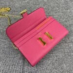 Hermes Bags Hermes Constance Original Order p155 Model: 539-1 Palm Print Gold Buckle Size: 22*11cm Hermès imported leather from overseas, soft comfortable to touch. Counter version, OEM code inside, original replica paired gold hardware, exquisite elegant, smooth straight edges with two large bill slots, one zipper pocket, and 12 card slots - Image 4