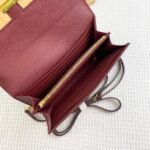 Hermes Bags Hermes Constance Shoulder Bag p155 Model: 539-2 Palm Print Size: 22*11cm Made of Empson cowhide, original factory code soft comfortable to the touch.Exquisite elegant, with smooth straight edges. It has two bill inside, one zipper pocket, and 12 card slots for super large capacity, which can hold phone.Can be worn crossbody an underarm bag, adjustable shoulder strap length, detachable as a wallet or clutch, multi-use bag - Image 5