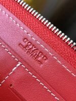 Goyard Bags 80MATIGNON Large Wallet Designed Long Style, Full Zipper Closure Ensures Security.It contains 12 card slots, a central zipper pocket, two large storage compartments for cards, banknotes, coins, and other daily documents. 20 2.3 x 11 cm 7704-big red - Image 5