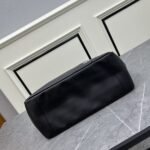 Prada Bags 340 High-Quality Latest Tote Shopping This Series Will Be Prada's Main Focus the Entire Next SeasonThe curved design of handbags is very striking; when used as a clutch, it's elegant fashionable! It's also lightweight! Prada cotton tote bag, showcasing fashion style, suitable for travel and daily use Style number: PL-114 Dimensions: 35 Height 29 - Width 15cm, Bag Opening Length 46cm - Image 4