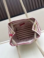 Prada Bags Batch 290¥ New Bucket Bag 1A082 Runway Style This Re-Nylon handbag is designed nylon fabric calfskin.The unique combination adds charming embellishments.The sliding cord handle highlights versatility of this handbag, making it convenient to carry by hand or over the shoulder/crossbody with top-grade hardware.It has large capacity space, very casual fashionable, it's a timeless bestseller. Guys, hurry up and get it! Length 23.5x Height 28x Bottom 16.5cm - Image 7