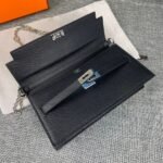 Hermes Bags Latest model p180 Hermès HERMES kelly shoulder crossbody bag Material: print cowhide Size: 24*13.5*6cm Model: 362 Palm Print Silver Buckle Description: Exquisite workmanship, with original factory OEM code inside.Smooth and straight edges, custom-fit hardware Color: Black, Navy Blue, Orange, Gray, Khaki, Brown - Image 7