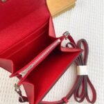 Hermes Bags Hermes Kangkang Mini Crossbody Bag p150 Model: 537-2 Palm Print Size: 13*11.8cm Made of Empson palm print cowhide Exquisite with smooth straight edges. It has two cash slots inside, one zipper pocket, six card slots. The shoulder strap length is adjustable can be detached to use as a wallet. High-end and elegant, you deserve it - Image 5