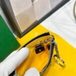 Goyard Bags 70 Goya Sénat Nano Key Case features an internal D-ring zipper closure system secure key storage.Its size is very practical and ideal for storing cards, small change, or badges. Style number: 98991 Color: Black Size: 13cm 1cm x 9cm - Image 5