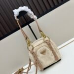 Prada Bags Small Batch 260 with Box PRADA Woven Bag | Spring Summer Locking in This Lazy Vibes✨～|||Minimalism Meets Weaving Art! Not Bag, but Italian Handcraft! Some People Love It‮It's joyful‬The laid-back casual style has‮Delightful‬Love its return‮Excellent‬Elegant. Prada's woven bags this season are simply secret weapon "discreet socialite." Full Handmade Feel: Each Nylon Rope Interwoven, Feeling Warmth of Craftsman's Fingers ✅ Incredibly light: The empty bag is light as cloud! Carrying all day during commuting doesn't strain shoulders No‮Only‬Compatible‮Not coming‬Effortful, yet‮Let it be‬The complete set looks better‮Bright Dazzling‬Click. Everyday Wear‮Suddenly‬Oh, go out and have fun‮At the time‬Wait a moment‮Fang Shang‬Receive‮Youna‬Versatile, very‮Worth it‬Get it. Size 15*15*13 Model 2538