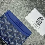 Goyard Bags 45 Top Original GOYARD Saint-Sulpice Card Holder, Compact Design, Middle Pocket Can Store Cards, ID, Folded BanknotesThe compact design fits perfectly into the pocket of a jacket or pants.Model: G5122 Size: 7*10.5*0.2cm - Image 5