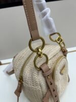 Prada Bags Small Batch 260 with Box PRADA Woven Bag | Spring Summer Locking in This Lazy Vibes✨～|||Minimalism Meets Weaving Art! Not Bag, but Italian Handcraft! Some People Love It‮It's joyful‬The laid-back casual style has‮Delightful‬Love its return‮Excellent‬Elegant. Prada's woven bags this season are simply secret weapon "discreet socialite." Full Handmade Feel: Each Nylon Rope Interwoven, Feeling Warmth of Craftsman's Fingers ✅ Incredibly light: The empty bag is light as cloud! Carrying all day during commuting doesn't strain shoulders No‮Only‬Compatible‮Not coming‬Effortful, yet‮Let it be‬The complete set looks better‮Bright Dazzling‬Click. Everyday Wear‮Suddenly‬Oh, go out and have fun‮At the time‬Wait a moment‮Fang Shang‬Receive‮Youna‬Versatile, very‮Worth it‬Get it. Size 15*15*13 Model 2538 - Image 5