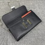 Hermes Bags Hermes Constance Original Order p155 Model: 539-1 Palm Print Silver Buckle Size: 22*11cm Hermès imported leather from overseas, soft comfortable to touch. Counter version, OEM code inside, original replica paired gold hardware, exquisite elegant, smooth straight edges with two large bill slots, one zipper pocket, and 12 card slots - Image 5