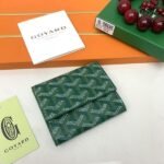 Goyard Bags The p65 G513 Marigny Coin Purse is perfect storing small change. It features snap closure, compartment coins, a slot for cards and banknotes.Size: 8.5*2*10cm. Color: Green