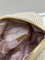Prada Bags Small Batch 260 with Box PRADA Woven Bag | Spring Summer Locking in This Lazy Vibes✨～|||Minimalism Meets Weaving Art! Not Bag, but Italian Handcraft! Some People Love It‮It's joyful‬The laid-back casual style has‮Delightful‬Love its return‮Excellent‬Elegant. Prada's woven bags this season are simply secret weapon "discreet socialite." Full Handmade Feel: Each Nylon Rope Interwoven, Feeling Warmth of Craftsman's Fingers ✅ Incredibly light: The empty bag is light as cloud! Carrying all day during commuting doesn't strain shoulders No‮Only‬Compatible‮Not coming‬Effortful, yet‮Let it be‬The complete set looks better‮Bright Dazzling‬Click. Everyday Wear‮Suddenly‬Oh, go out and have fun‮At the time‬Wait a moment‮Fang Shang‬Receive‮Youna‬Versatile, very‮Worth it‬Get it. Size 15*15*13 Model 2538 - Image 8