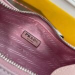 Prada Bags P360 Top Original Single Exclusive Box Prada Nylon Handbag/Underarm Internet Celebrity Sisterhood Group Crazy Planting Trending in Fashion Circle New Model! This Hobo Design Amazing Three-in-One Waist Bag/Crossbody/Single The Handle Has Been Replaced Chain, Adding Touch of Sexy an Underarm Comes a Long My Favorite is Small Pendant Bag Hanging on the Shoulder Strap Can Also Be Used as Accessories Other Bags Pants Usually Matches with Various Outfits No Problem, Guys Hurry Up and Get It, It's So Beautiful Model: 1BH204, Size: Length 22X Height 12x Bottom 6cm - Image 8