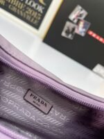 Prada Bags P250 Quality with Exclusive Gift Box Upgrade Moon-Shaped Vintage Made of Imported Original Parachute Fabric, Lightweight Practical Hobo Simple Durable, Small/Lightweight/Functional/Good Match/Fashionable Underarm Bag, Can Also Be Handheld, Super Versatile and Easy to Use.This is currently the most popular bag among celebrities. Aren't you tempted? Ladies, hurry up! Dimensions: length 23x height 13x base 5cm, model 1NE515 - Image 8