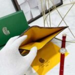 Goyard Bags 85 Goya Multifunctional Travel Wallet Holder, with 1 Main Compartment, Side Compartments, 2 Ticket Dividers, 9 Card Slots, Combining Fashion and Multifunctionality, Can Store Tickets, Cash, Passport, Various Bank Cards, etc. Style number: 98129 Color: Wine Red Size: 19cm 1.5cm x 11.5cm - Image 6