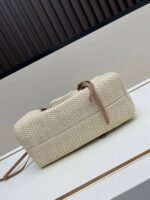 Prada Bags Large Size 270 with Box PRADA Woven Bag | Spring Summer Locking in This Lazy Vibes✨～|||Minimalism Meets Weaving Art! Not Bag, but Italian Handcraft! Some People Love It‮It's joyful‬The laid-back casual style has‮Delightful‬Love its return‮Excellent‬Elegant. Prada's woven bags this season are simply secret weapon "discreet socialite." Full Handmade Feel: Each Nylon Rope Interwoven, Feeling Warmth of Craftsman's Fingers ✅ Incredibly light: The empty bag is light as cloud! Carrying all day during commuting doesn't strain shoulders No‮Only‬Compatible‮Not coming‬Effortful, yet‮Let it be‬The complete set looks better‮Bright Dazzling‬Click. Everyday Wear‮Suddenly‬Oh, go out and have fun‮At the time‬Wait a moment‮Fang Shang‬Receive‮Youna‬Versatile, very‮Worth it‬Get it. ​Size 30*15*13 ​ Model 2537 - Image 5