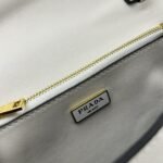 Prada Bags 400 Upgraded Version P Home Store New Crossbody 1BD318 Has Arrived This Flap Style Shoulder Bag Made of Saffiano Leather Lambskin InsideShowcasing ingenious design, the soft design fully visible.The flip-top closure is adorned enamel metal triangular logo, equipped with detachable long shoulder strap that can also be used as a handbag. It has an exquisite charming charm, simple elegant, worth owning.Hurry up and get it! Dimensions: Length 21.5 Height 14 x Base 4 cm - Image 8