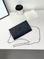 Hermes Bags HERMES official website new model New H Passant All the Time Epsom Calfskin Long Wallet Model: 951-1 chain style⛓‍ Sheath "H passant" opening and closing Zipper Coin Purse -Flap Pocket pants, with original factory OEM code inside - Can store passport or large-sized phone Metal texture: Palladium plating Dimensions: Length 20.8 Width 12.4 × Thickness 2.7cm - Image 4