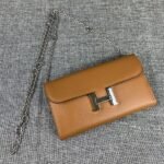 Hermes Bags Hermes Constance Original Order p155 Model: 539-1 Palm Print Silver Buckle Size: 22*11cm Hermès imported leather from overseas, soft comfortable to touch. Counter version, OEM code inside, original replica paired gold hardware, exquisite elegant, smooth straight edges with two large bill slots, one zipper pocket, and 12 card slots