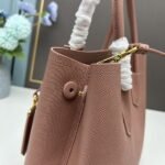 Prada Bags 400 Upgraded Version Top P Home Most Classic Model 1BG2775 Imported Coarse Cross Grain Sheepskin lining Italian imported genuine leather ➕ Hardware Era Factory Original Leather and Top-Grade Handcraft, OEM Code 165, 1BG 25807.5cm Inch 33X25X14.5CM ❤ Little Pepper Shopping Bag Craftsmanship Comparable to High-End Stores! - Image 6