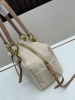 Prada Bags Large Size 270 with Box PRADA Woven Bag | Spring Summer Locking in This Lazy Vibes✨～|||Minimalism Meets Weaving Art! Not Bag, but Italian Handcraft! Some People Love It‮It's joyful‬The laid-back casual style has‮Delightful‬Love its return‮Excellent‬Elegant. Prada's woven bags this season are simply secret weapon "discreet socialite." Full Handmade Feel: Each Nylon Rope Interwoven, Feeling Warmth of Craftsman's Fingers ✅ Incredibly light: The empty bag is light as cloud! Carrying all day during commuting doesn't strain shoulders No‮Only‬Compatible‮Not coming‬Effortful, yet‮Let it be‬The complete set looks better‮Bright Dazzling‬Click. Everyday Wear‮Suddenly‬Oh, go out and have fun‮At the time‬Wait a moment‮Fang Shang‬Receive‮Youna‬Versatile, very‮Worth it‬Get it. ​Size 30*15*13 ​ Model 2537 - Image 3