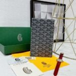 Goyard Bags 85 Goya Multifunctional Travel Wallet Holder, with 1 Main Compartment, Side Compartments, 2 Ticket Dividers, 9 Card Slots, Combining Fashion and Multifunctionality, Can Store Tickets, Cash, Passport, Various Bank Cards, etc. Style number: 98129 Color: Gray Size: 19cm 1.5cm x 11.5cm - Image 2