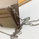 Hermes Bags Hermes Constance Chain Crossbody Bag p155 Model: 539-1 Palm Print Silver Buckle Size: 22*11cm Made of Empson cowhide, it feels soft comfortable. Exquisite elegant, with smooth straight edges. It has two bill inside, one zipper pocket, and 12 card slots for super large capacity, which can hold phone. Can be worn crossbody an underarm bag, chain length 120cm, detachable as a wallet or clutch, multi-use bag - Image 4