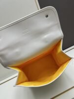 Goyard Bags Batch 240 Saint Léger Goya Dog Tooth Backpack is an ideal travel companion: features large pockets both inside outside, making lightweight practical.The snap button located on back of the bag it to be completely folded and easily stored in a suitcase.Its detachable strap allows for easy backpack transformation. 34x32x15, model 2388 - Image 7