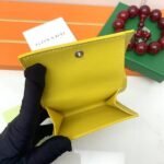 Goyard Bags The G513 Marigny Coin Purse is perfect storing small change. It features snap closure, compartment coins, a slot for cards and banknotes.Size: 8.5*2*10cm. Color: Yellow - Image 6