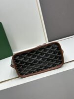 Goyard Bags Size 205 Counter Version Upgraded Version❤Goyard has undergone multiple studies improvements, enhancing fabrics offering comprehensive exclusive customization™Just continuously meet requirements our customers base fabric custom high-quality rain dew linen consistent coated glossy gum aldehyde [clever] texture comparable ZP, achieving a feeling like light yet matte. leather top-grain South African tumbled grain leather, flexible non-irritating to touch. The hardware is made of pure steel with symmetrical patterns and colors, no color difference. Details can be seen in the pictures Small size: Bag opening 28cm, 20* height 19* bottom width 10cm - Image 5