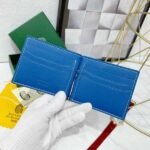 Goyard Bags 65 Goya Saint-Thomas wallet features multiple card slots middle hinge-style bill compartment that can hold banknotes.Its size is suitable for both carrying bag and placing in the pocket of a jacket or pants. Style number: 98662 Color: Blue Size: 11cm 2cm x 9cm - Image 5