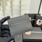 Prada Bags P50 PRADA Popular Genuine Leather Card Holder [Heart] Latest Style from Counter, Synchronized the Official Website, Authentic with Internal Code 224, Cross Pattern Cowhide Texture, Imported Threaded Lining, and Even Stitching, Smooth Oil Edge, Exquisite Workmanship, Size: Length 10cm Height 8cm, Color: Epoxy Gold, Black, Bright Plum Red, Pink, Blue Sky Blue, Apricot, Purple, Number: ML206 - Image 3