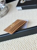 Prada Bags Prada Hot-Selling Holder Unisex Small Card Holder, Black, Model 1MC025, Loose Characters, Triangle Wheat Series, Nine Colors Made of cross-grain cowhide, 6 card slots➕A middle compartment that can hold multiple cards and cash, size 11.2×8.5cm, actual product photo, see is what you get - Image 4