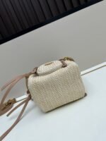 Prada Bags Small Batch 260 with Box PRADA Woven Bag | Spring Summer Locking in This Lazy Vibes✨～|||Minimalism Meets Weaving Art! Not Bag, but Italian Handcraft! Some People Love It‮It's joyful‬The laid-back casual style has‮Delightful‬Love its return‮Excellent‬Elegant. Prada's woven bags this season are simply secret weapon "discreet socialite." Full Handmade Feel: Each Nylon Rope Interwoven, Feeling Warmth of Craftsman's Fingers ✅ Incredibly light: The empty bag is light as cloud! Carrying all day during commuting doesn't strain shoulders No‮Only‬Compatible‮Not coming‬Effortful, yet‮Let it be‬The complete set looks better‮Bright Dazzling‬Click. Everyday Wear‮Suddenly‬Oh, go out and have fun‮At the time‬Wait a moment‮Fang Shang‬Receive‮Youna‬Versatile, very‮Worth it‬Get it. Size 15*15*13 Model 2538 - Image 6