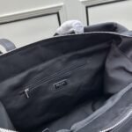 Prada Bags 340 High-Quality Latest Tote Shopping This Series Will Be Prada's Main Focus the Entire Next SeasonThe curved design of handbags is very striking; when used as a clutch, it's elegant fashionable! It's also lightweight! Prada cotton tote bag, showcasing fashion style, suitable for travel and daily use Style number: PL-114 Dimensions: 35 Height 29 - Width 15cm, Bag Opening Length 46cm - Image 8