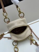 Prada Bags Small Batch 260 with Box PRADA Woven Bag | Spring Summer Locking in This Lazy Vibes✨～|||Minimalism Meets Weaving Art! Not Bag, but Italian Handcraft! Some People Love It‮It's joyful‬The laid-back casual style has‮Delightful‬Love its return‮Excellent‬Elegant. Prada's woven bags this season are simply secret weapon "discreet socialite." Full Handmade Feel: Each Nylon Rope Interwoven, Feeling Warmth of Craftsman's Fingers ✅ Incredibly light: The empty bag is light as cloud! Carrying all day during commuting doesn't strain shoulders No‮Only‬Compatible‮Not coming‬Effortful, yet‮Let it be‬The complete set looks better‮Bright Dazzling‬Click. Everyday Wear‮Suddenly‬Oh, go out and have fun‮At the time‬Wait a moment‮Fang Shang‬Receive‮Youna‬Versatile, very‮Worth it‬Get it. Size 15*15*13 Model 2538 - Image 7