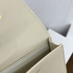 Celine Bags TRIOMPHE16 Glossy Flip Holder Cow Leather Lining Rotating Lock Closure Main Compartment 2 Inner Card Slots Size: 4 3 1 inches 10 7.6 X 2cm Number: 10473 - Image 9