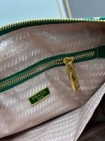 Prada Bags Batch 300 Box Latest Fabric/Symbole Messenger Bag❗|||Made Printing nylon fabric cross-grain cowhide.The is eye-catching striking; print on the consists of classic triangles, very appealing to look at, and it has ample space. This stylish can be worn bag, recommended as crossbody or shoulder with color matching, a favorite bag for going out, Parda new product launched#Unisex#Dimensions 30x22x11, model 2510 - Image 7