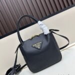 Prada Bags Batch 310¥ 1A145 Double Shoulder Strap Small Size This double strap is made of imported deerskin pattern cowhide, designed two interchangeable adjustable long shoulder straps.The fabric ribbon cowhide match perfectly; it's versatile for different occasions outfits. It has large capacity space with many compartments feels super soft. Hurry up and get it! Length 23x Height 21x Bottom 10cm