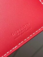 Goyard Bags 60Saint-Gabriel Wallet lightweight compact, be opened at 70% off degrees, can hold 7 cards, banknotes, cash, and various documents.There is a snap button on front cover the wallet for secure storage of all items. 9.3 2.5 x 12 cm 3319-big red - Image 5