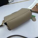 Prada Bags 280 Prada Flap Crossbody Model 66136, Equipped with Two Straps, 2019 Summer New Fashion Women's Single Bag, Striped Shoulder Strap Genuine Leather Handbag, 3 Compartments [Strong] Size 21-15-9cm - Image 3